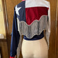 The Lone Star Pearl Snap Jacket - Cropped, Texas Flag