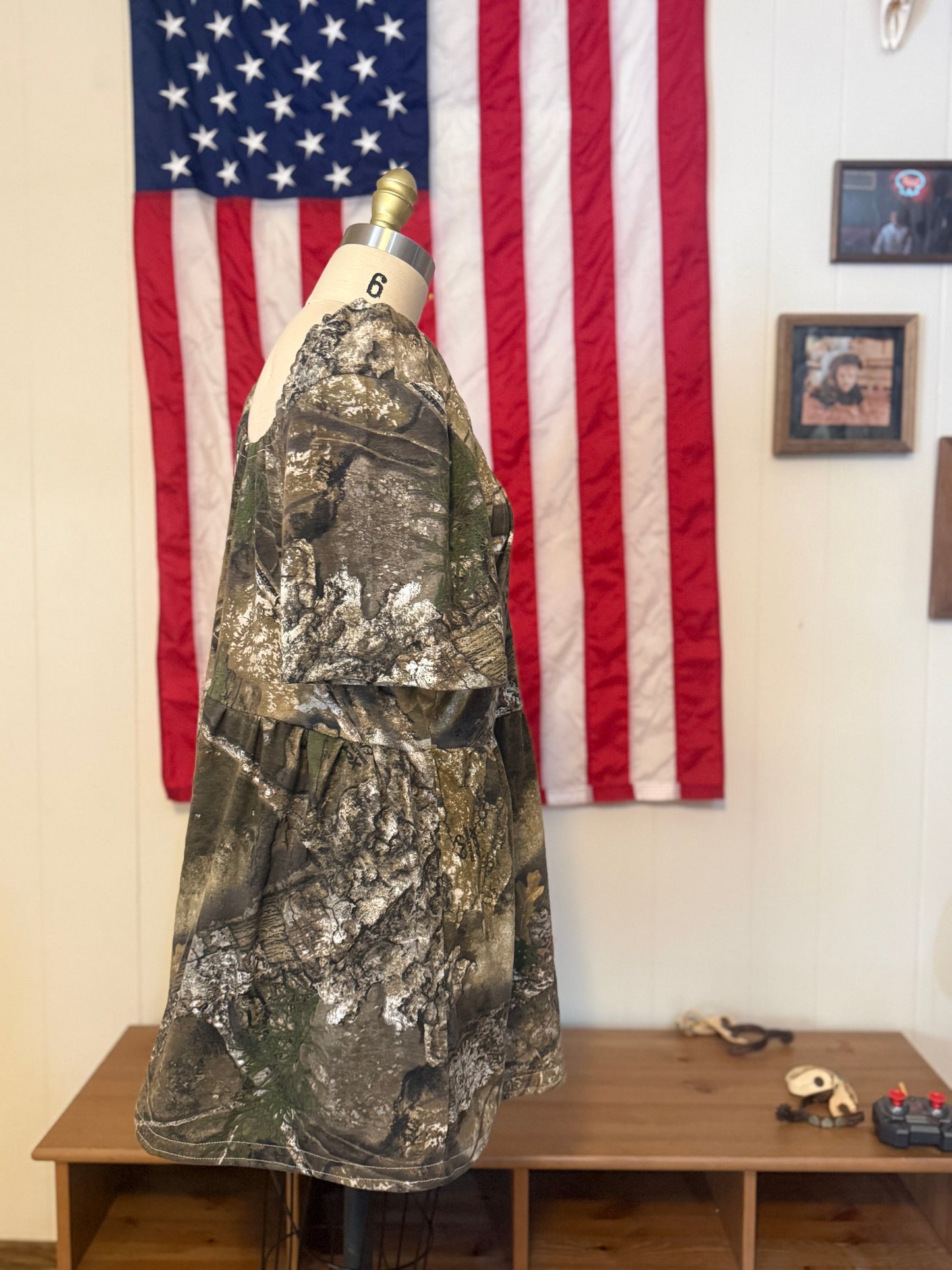 Camo Babydoll Dress