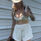 Linen Lingerie Set