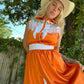 Tennessee Trouble Pearl Snap Embroidered Skirt Set