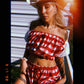 Bloomers Gingham Set
