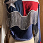 The Lone Star Pearl Snap Jacket - Cropped, Texas Flag