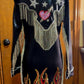 Rhinestone Pearl Snap Dress - Customizable Sequin Applique
