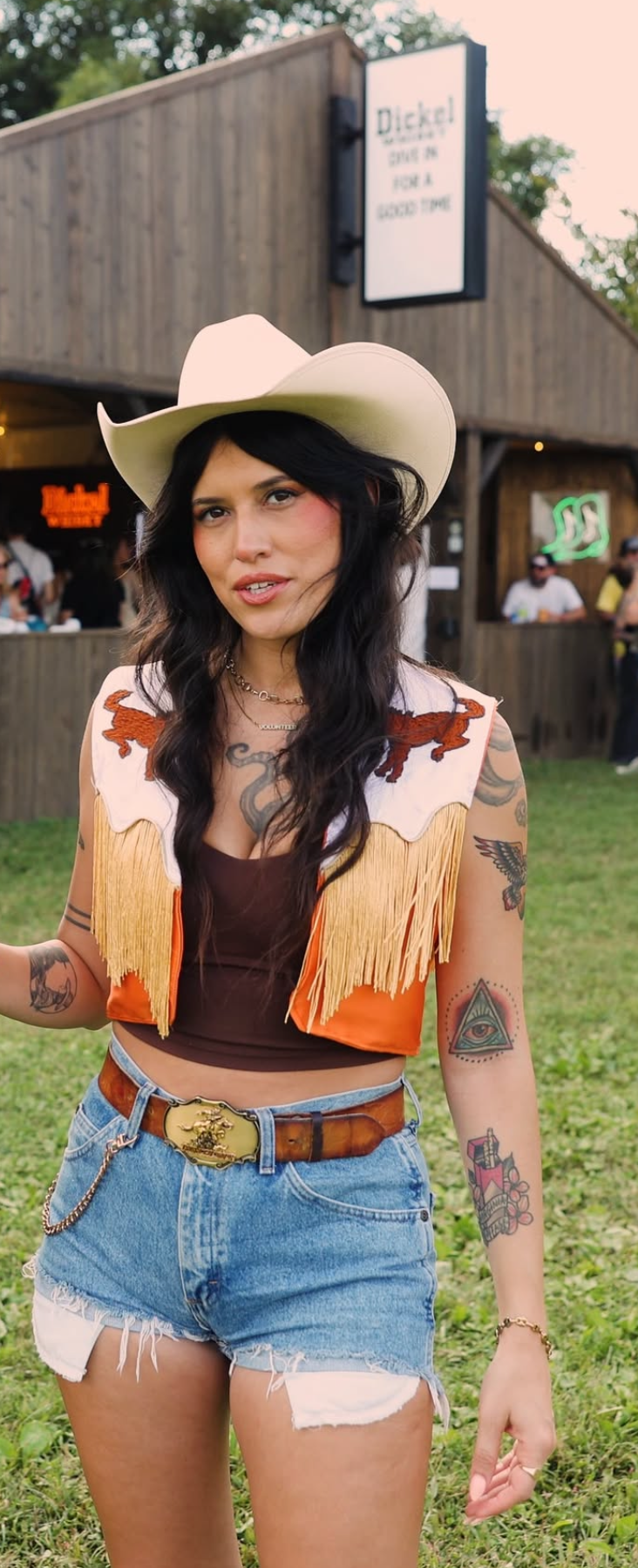 Buckin’ Retro Cowgirl Vest