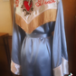 Mulberry Silk, Embroidered Robe & Slip Set