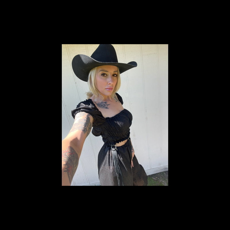 'Daphne' Y'allternative Black Prairie Skirt