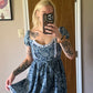 Paisley Denim Dress