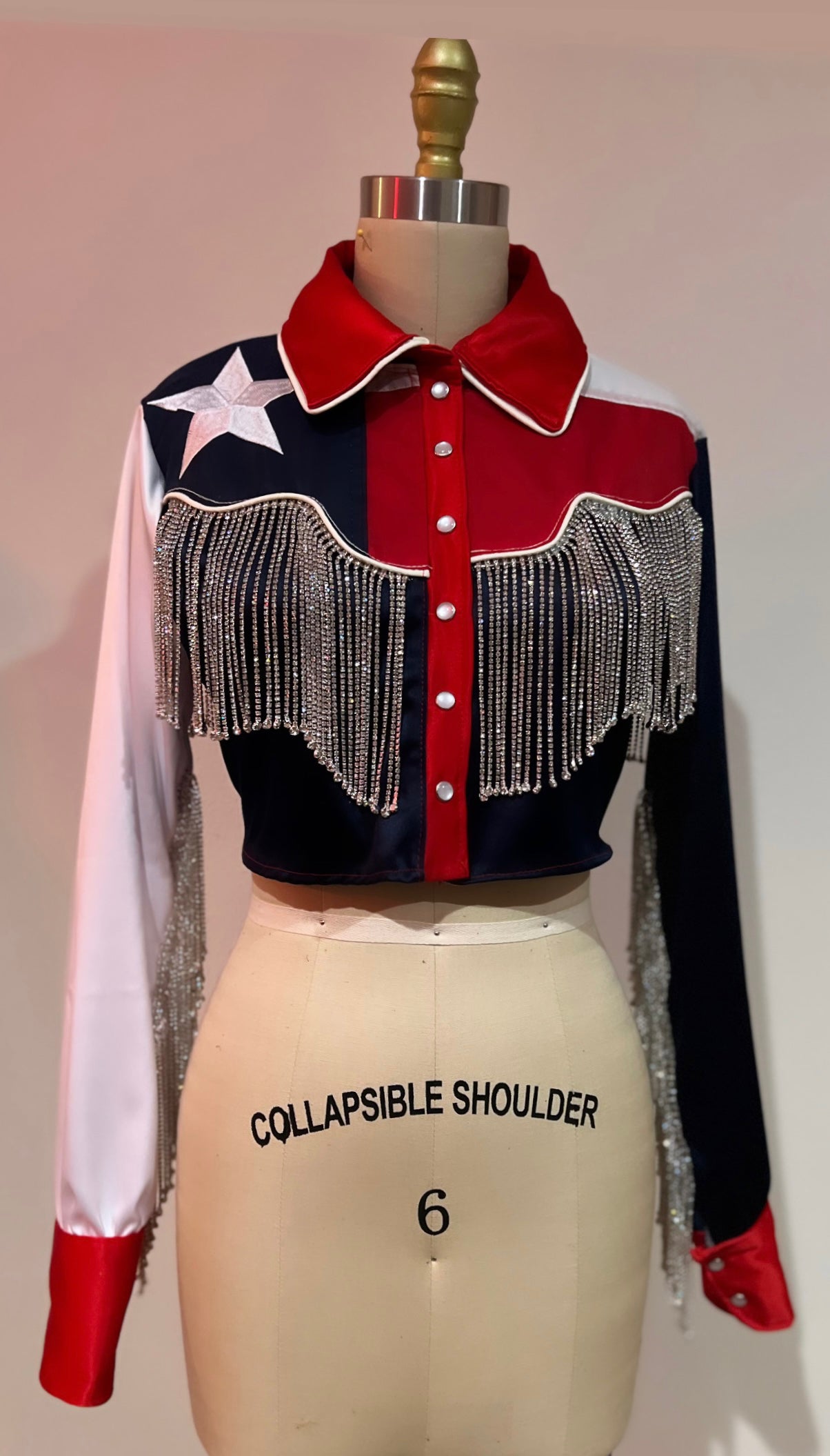 The Lone Star Pearl Snap Jacket - Cropped