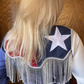 The Lone Star Pearl Snap Jacket - Cropped, Texas Flag