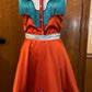 Copper Road Embroidered Pearl Snap Skirt Set