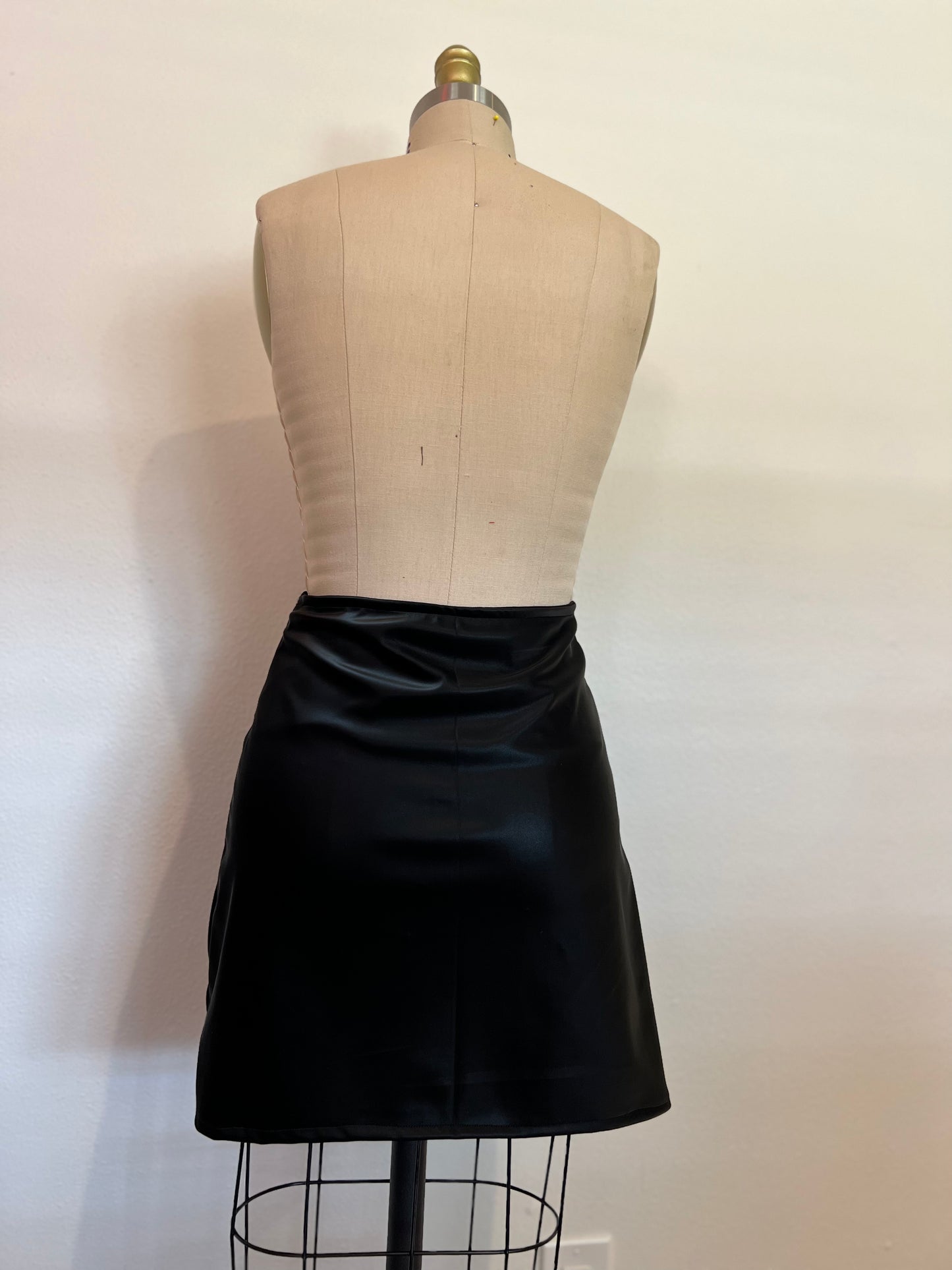 Leather Micro Skirt