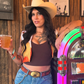 Buckin’ Retro Cowgirl Vest