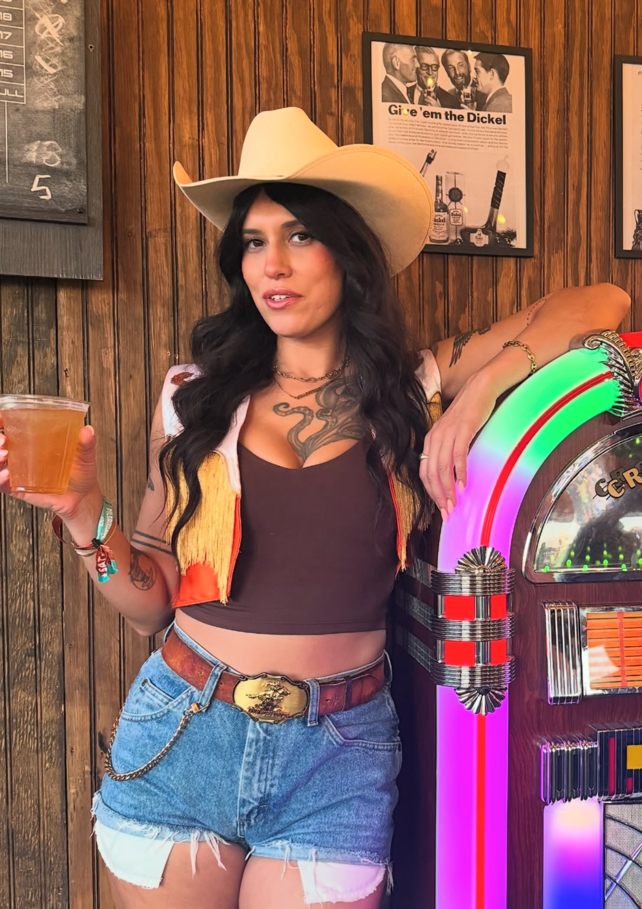 Buckin’ Retro Cowgirl Vest