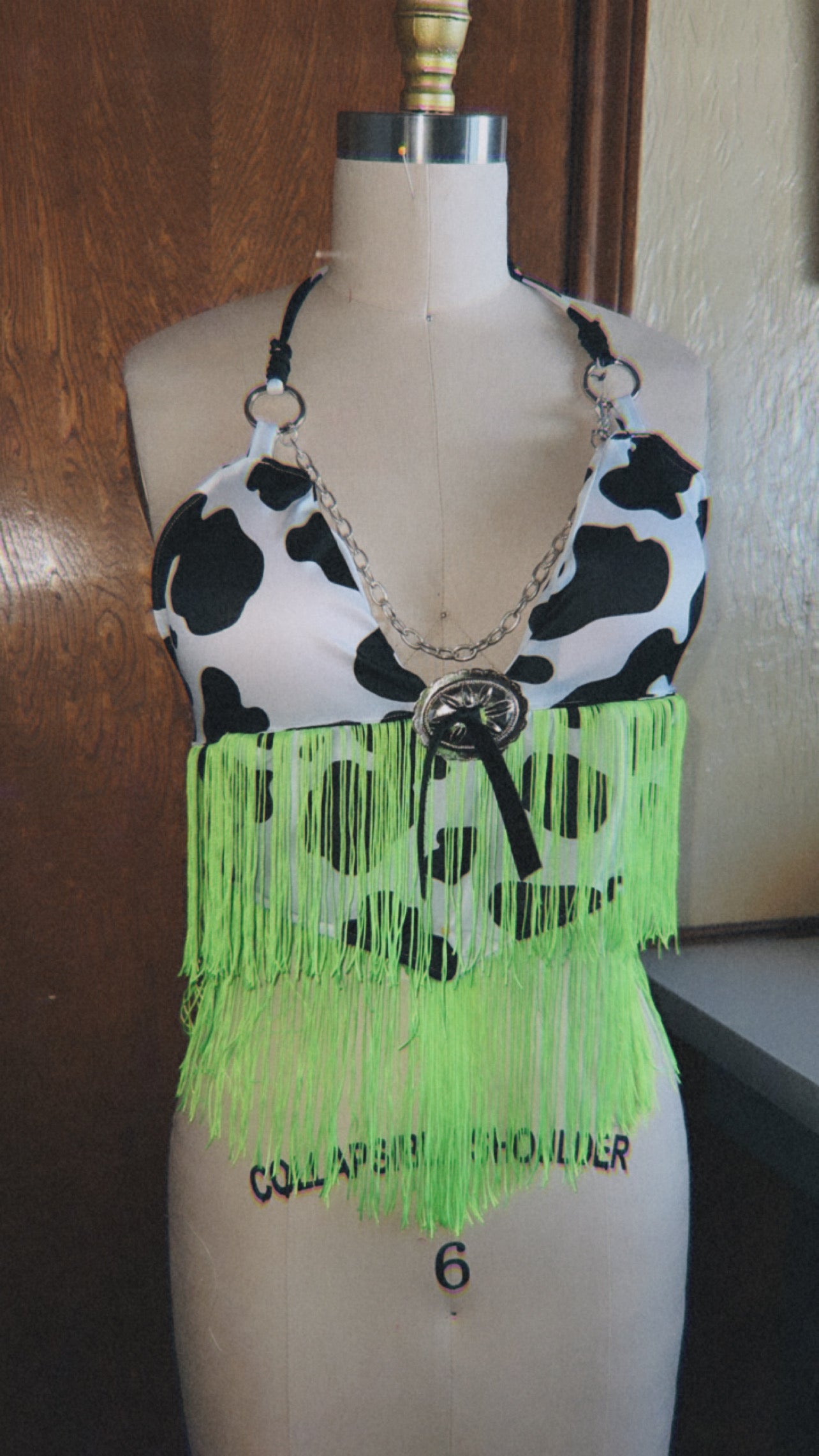 Cow Halter Top