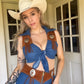 Blue Bell Leather Shorts