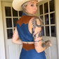Blue Bell Leather Shorts