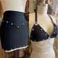 Skylar Chain Bra Top x Skirt