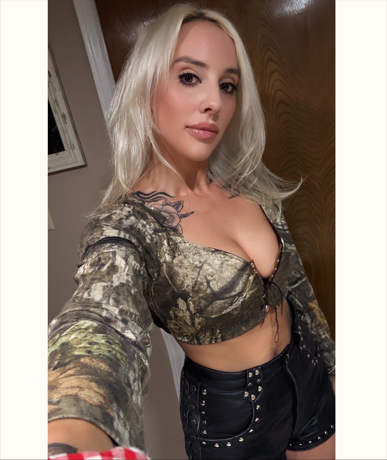 Charlene Camo Corset Set