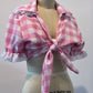 EmmyLou Gingham Wrap Top