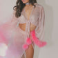 'Be My Valentine' Sheer Two Piece Lingerie Set