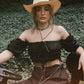 'Daphne' Y'allternative Black Prairie Skirt