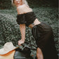 'Daphne' Y'allternative Black Long Prairie Skirt