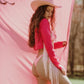 Cropped Fringe Jacket