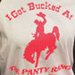 'I Got Bucked At The Panty Ranch' Camo Tee