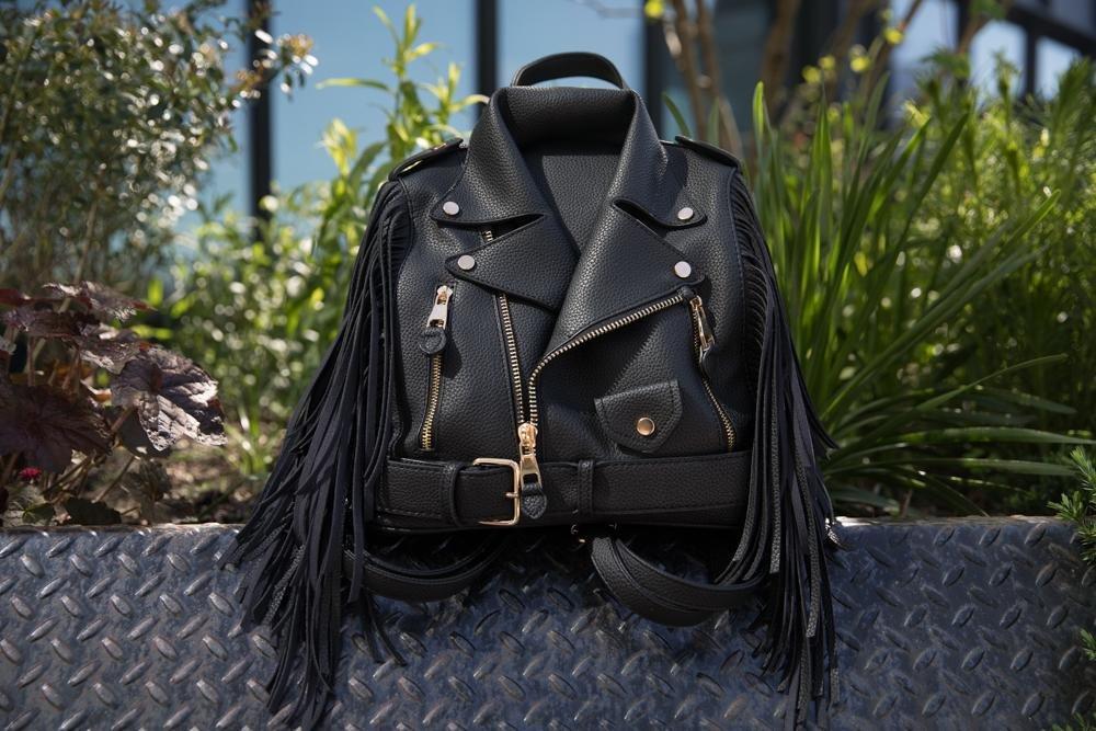 Leather jacket purse 2025