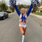 Cowboys Cheerleader Costume - Not Endorsed or affiliated with the nfl inspired costume only