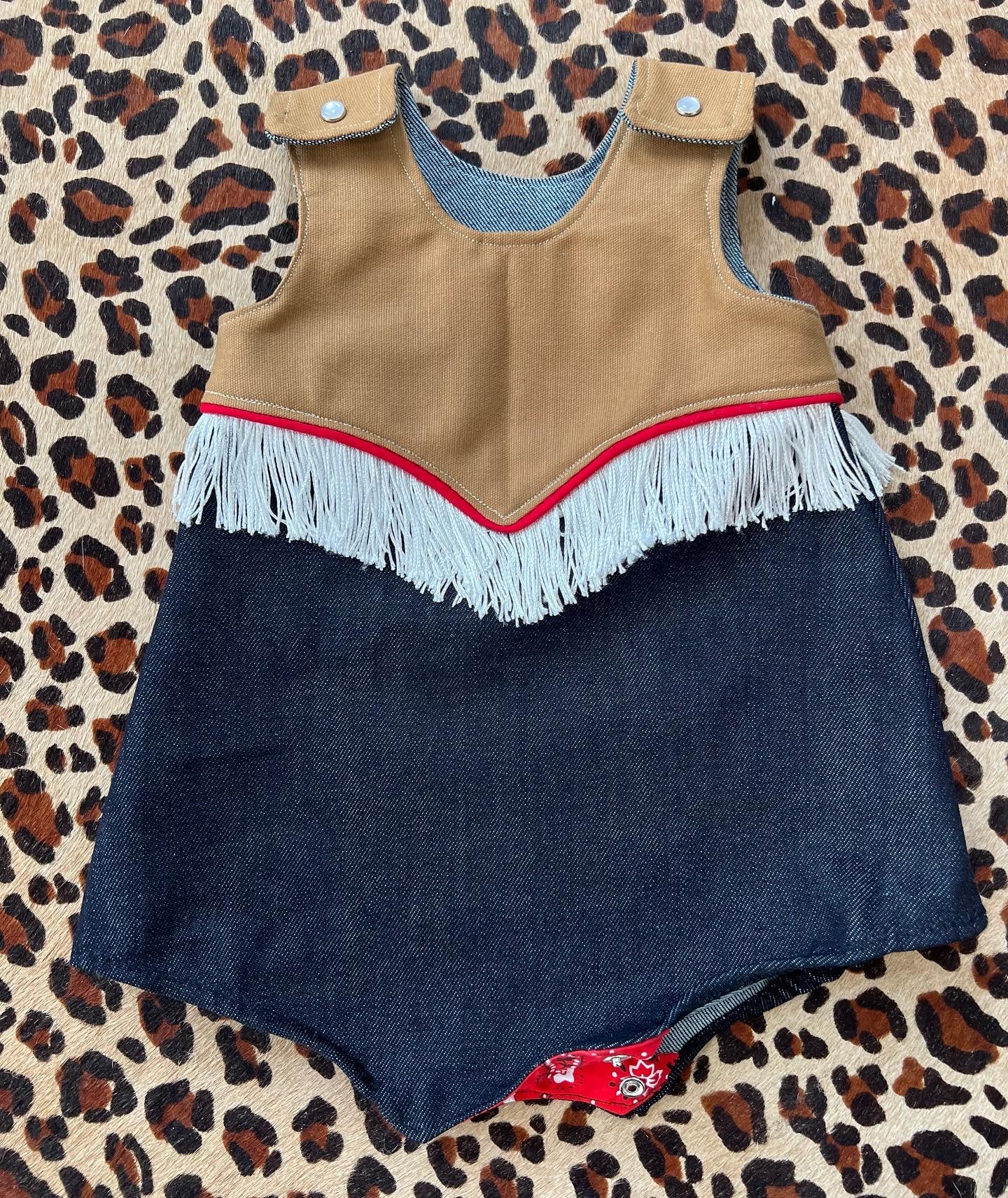 Little Darlin’ Baby to Toddler Western Pearl Snap Romper