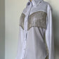 Rhinestone Fringe Pearl Snap Western Shirt
