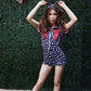 Lonestar Spangled Fringe Playsuit