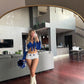 Cowboys Cheerleader Costume - Not Endorsed or affiliated with the nfl inspired costume only
