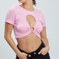 Lucky Cut Out Crop Top