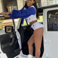 Cowboys Cheerleader Costume - Not Endorsed or affiliated with the nfl inspired costume only