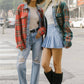 The Dolly Shacket - Red or Green Flannel
