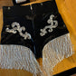 Beaded Fringe Hot Pants