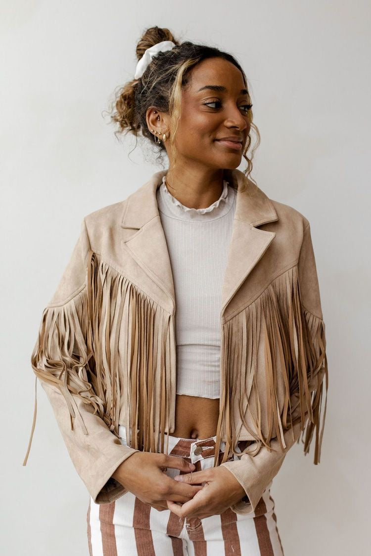 Baby’s Alright Moto Jacket - Light or Tan Suede
