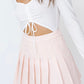 Lolita Mini Pleated Skirt - Baby Pink