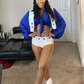 Cowboys Cheerleader Costume - Not Endorsed or affiliated with the nfl inspired costume only