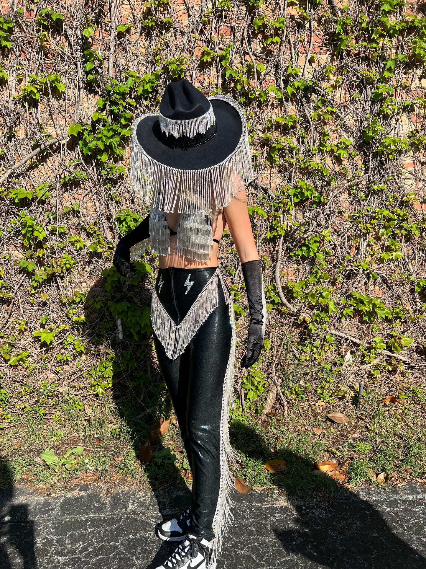 Jewel Fringe Rhinestone Cowgirl Hat