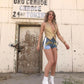 'Stayin’ Alive' Gold Halter Top