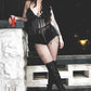 Leather Fringe Bra Top