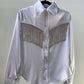 Rhinestone Fringe Pearl Snap Western Shirt