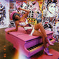 'City Slicker' Two-Piece Pink Bandana Set