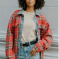 The Dolly Shacket - Red or Green Flannel