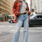 The Dolly Shacket - Red or Green Flannel