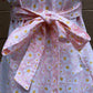 Sweetheart Heart Cutout Pink Daisy Sun Dress