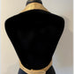 'Stayin’ Alive' Gold Halter Top